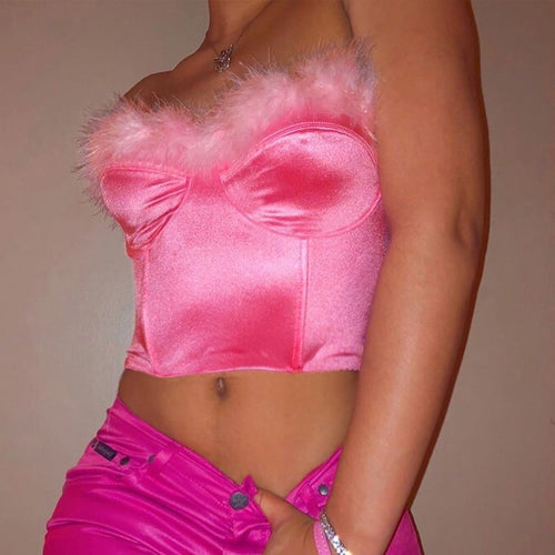 Blush Fur Top