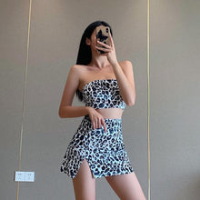 Leopard Skirt Set